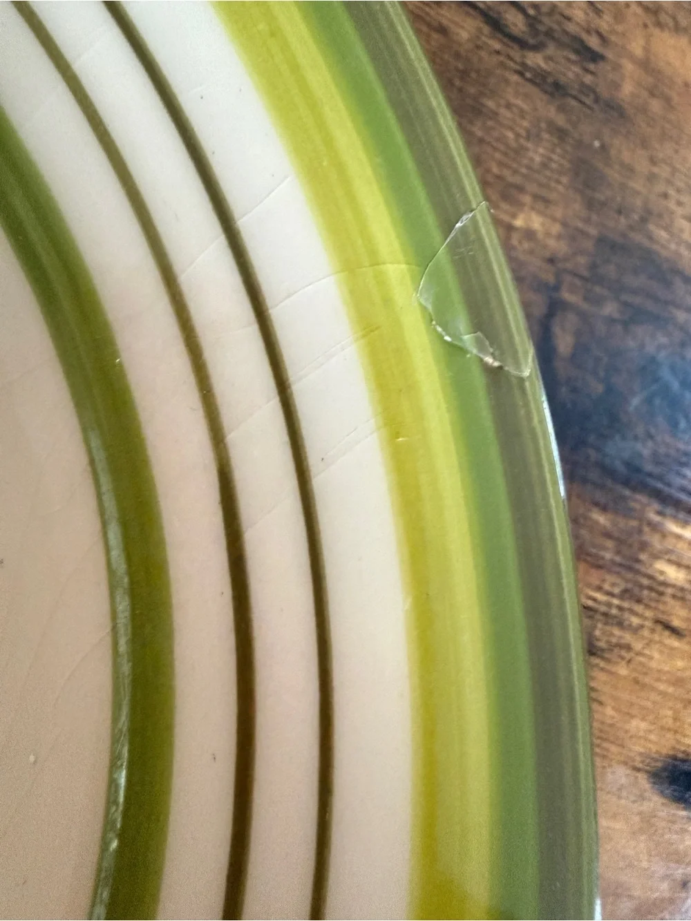 Green Stripe Ceramic Serving Bowls - crate & Barrel Portugal (2)
